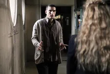 Ivan Dedalus (Louis Garrel) confronts Arielle / Faunia (Alba Rohrwacher)